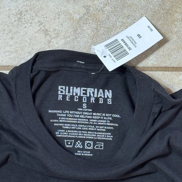 Bad Omens The Death Of Peace Of Mind Tracklist T-Shirt Womens Juniors Small New - Picture 6 of 6